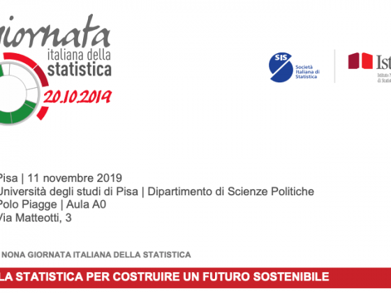 Giornata italiana della statistica 2019 unipi locandina